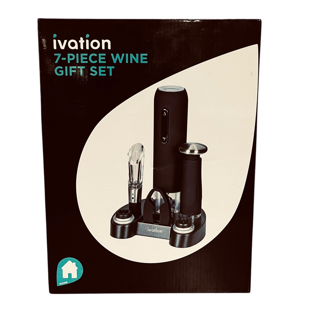ivation 7-Pieces‎ Wine Gift Set Sealed Box